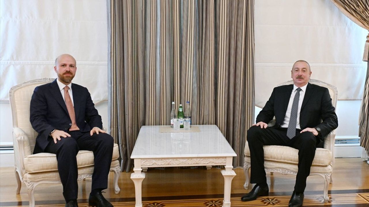 İlham Aliyev, Bilal Erdoğan'ı Kabul Etti