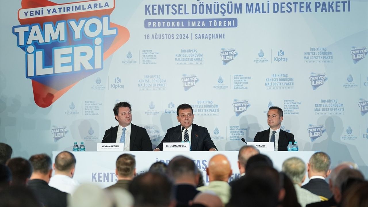 İstanbul'da Kentsel Dönüşüm İçin Yeni Destek Protokolü