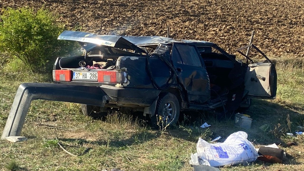 Kastamonu'da Feci Kaza: 1 Ölü, 2 Yaralı