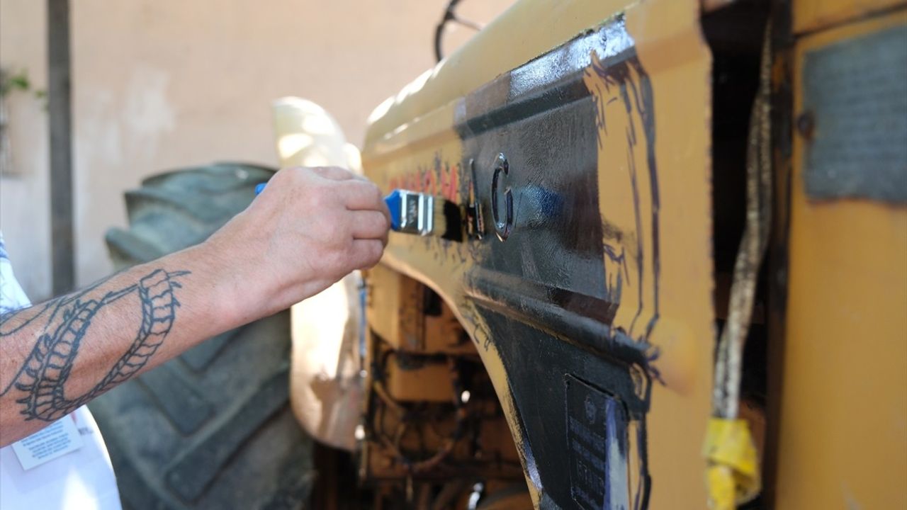 Kırklareli'nde Traktörler Sanat Eserine Dönüşüyor