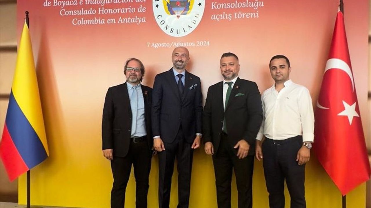 Kolombiya'nın Antalya Fahri Konsolosluğu Açıldı
