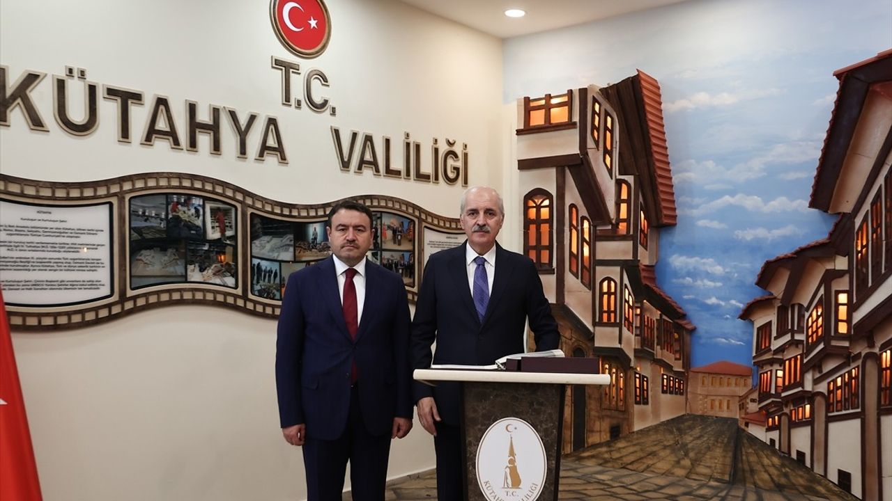 Kurtulmuş'tan Kütahya'da Milli Ruh Vurgusu