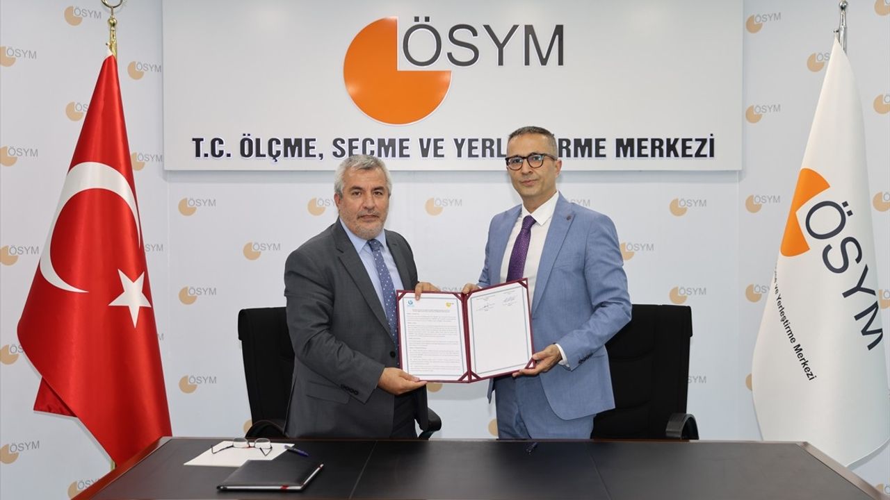 ÖSYM ve Yunus Emre Enstitüsü Arasında Önemli Protokol İmzalandı