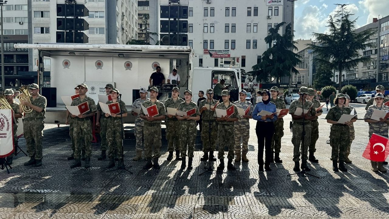 Samsun'da Zafer Bayramı Etkinlikleri: Askeri Bando Konseri Düzenlendi
