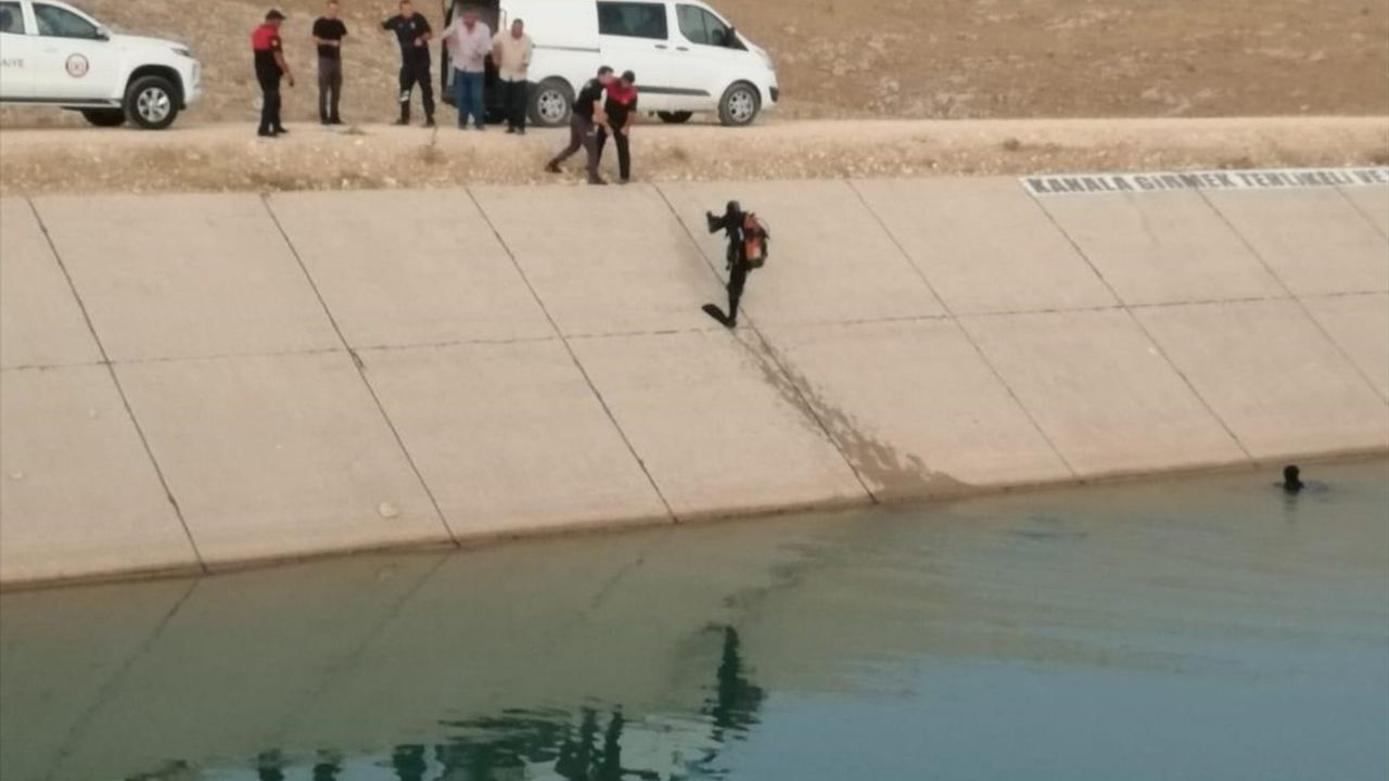 Şanlıurfa'da Sulama Kanalında Kaybolan Çocuk İçin Arama Çalışmaları