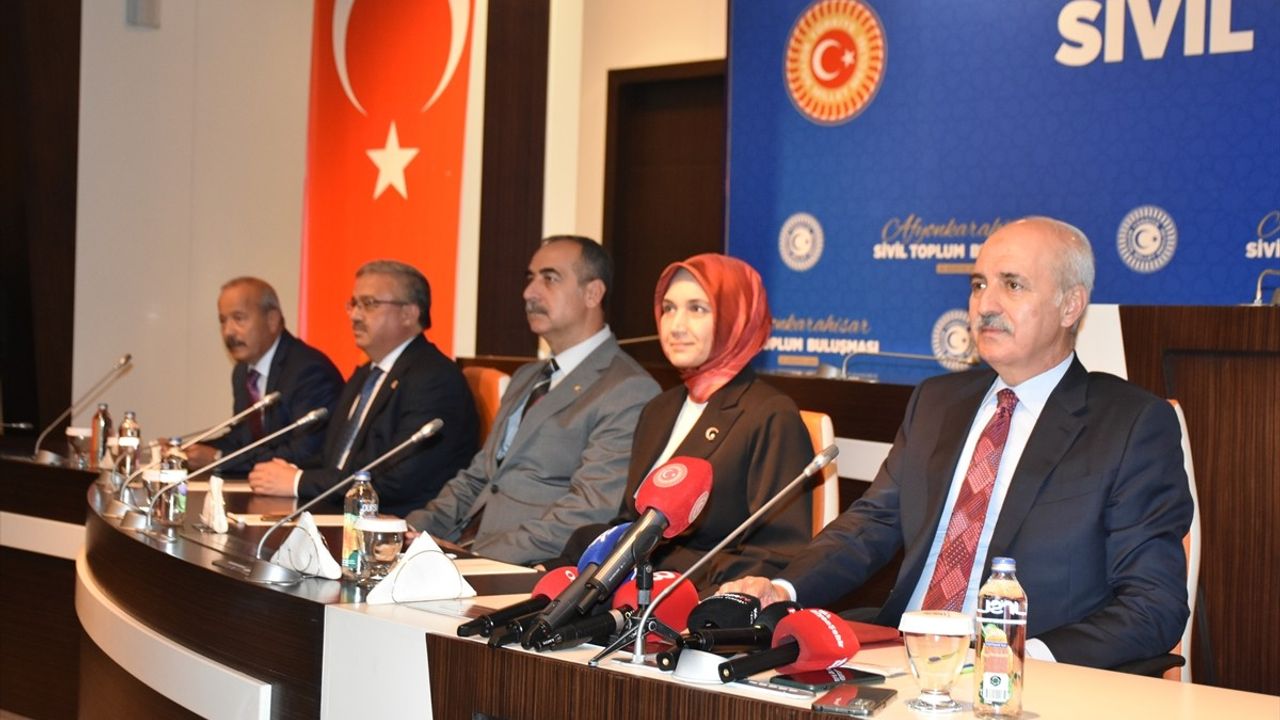 TBMM Başkanı Kurtulmuş, Afyonkarahisar’da Sivil Toplum Buluşması'nda Önemli Mesajlar Verdi