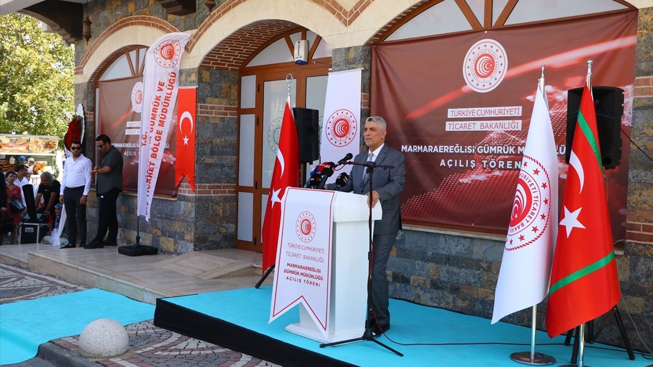 Ticaret Bakanı Bolat, Yeni Gümrük Müdürlüğünün Açılışında Konuştu