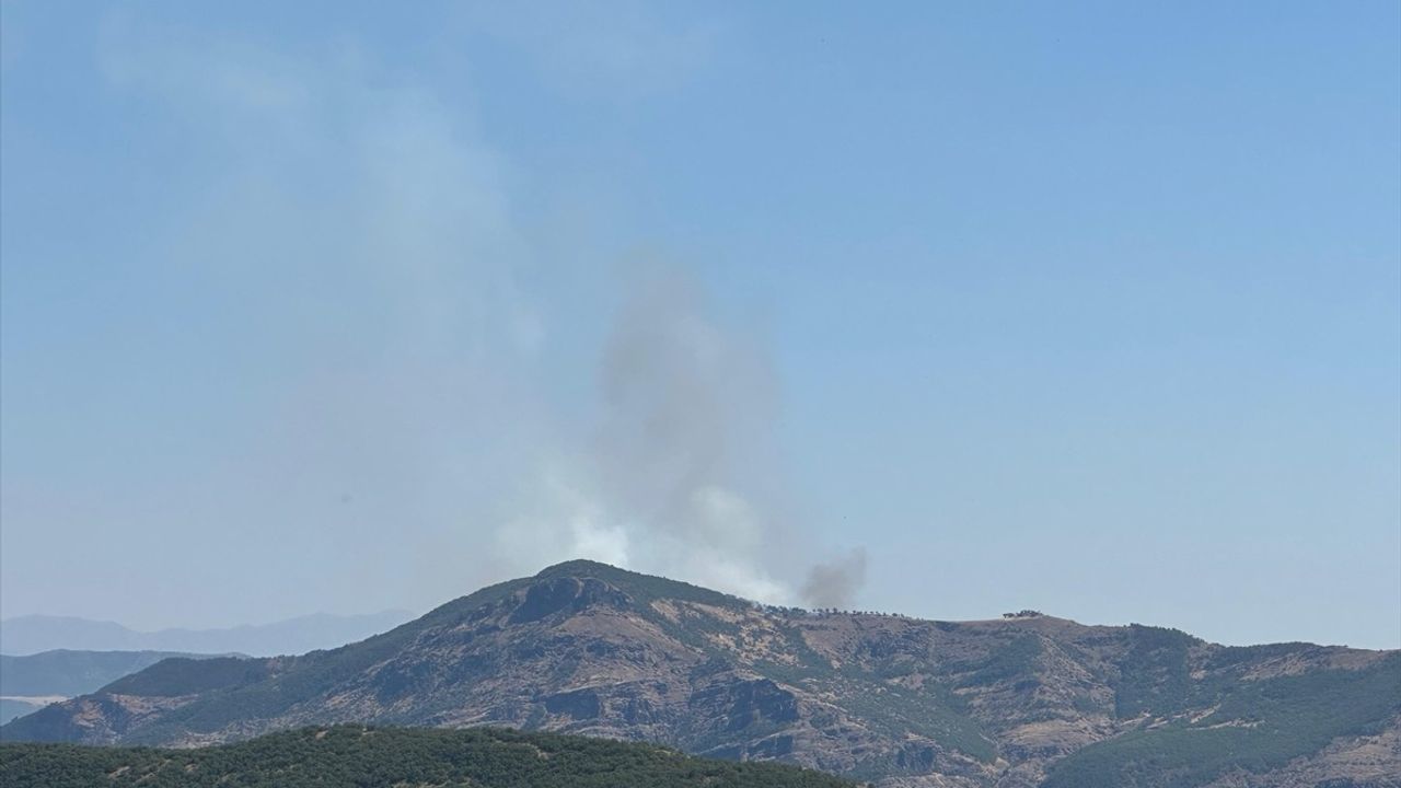 Tunceli'de Orman Yangınına Müdahale Başlatıldı