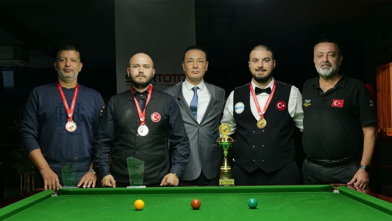 2024 Türkiye Snooker Şampiyonası'nın 3. Etabı Sonuçlandı