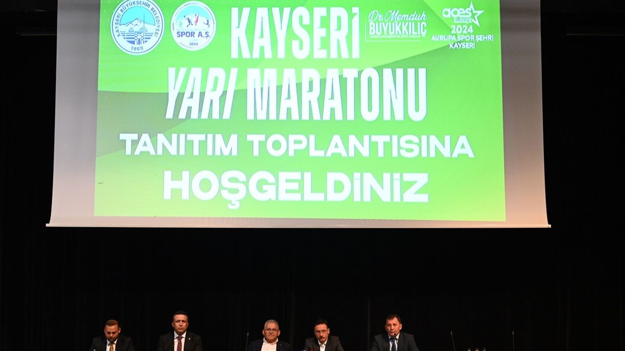 4. Uluslararası Kayseri Yarı Maratonu Tanıtım Toplantısı Düzenlendi