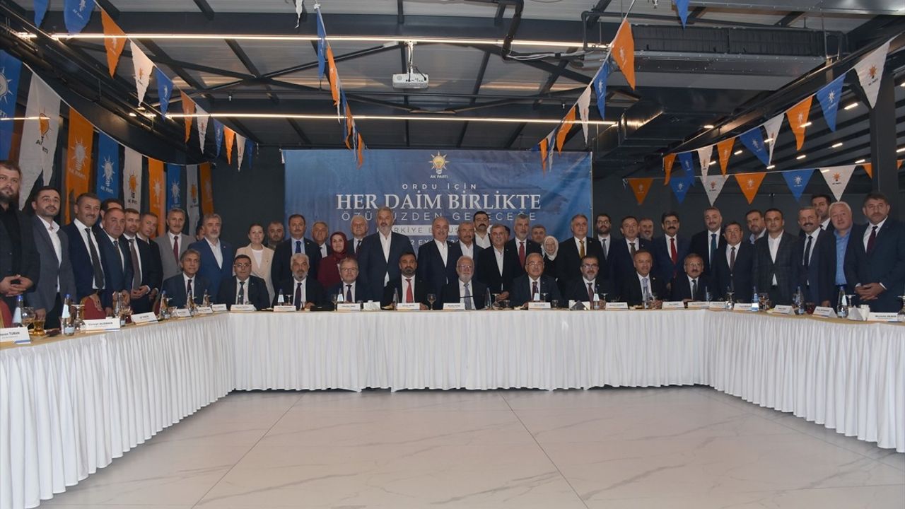 AK Parti Genel Başkanvekili Elitaş Ordu'da Açıklamalarda Bulundu