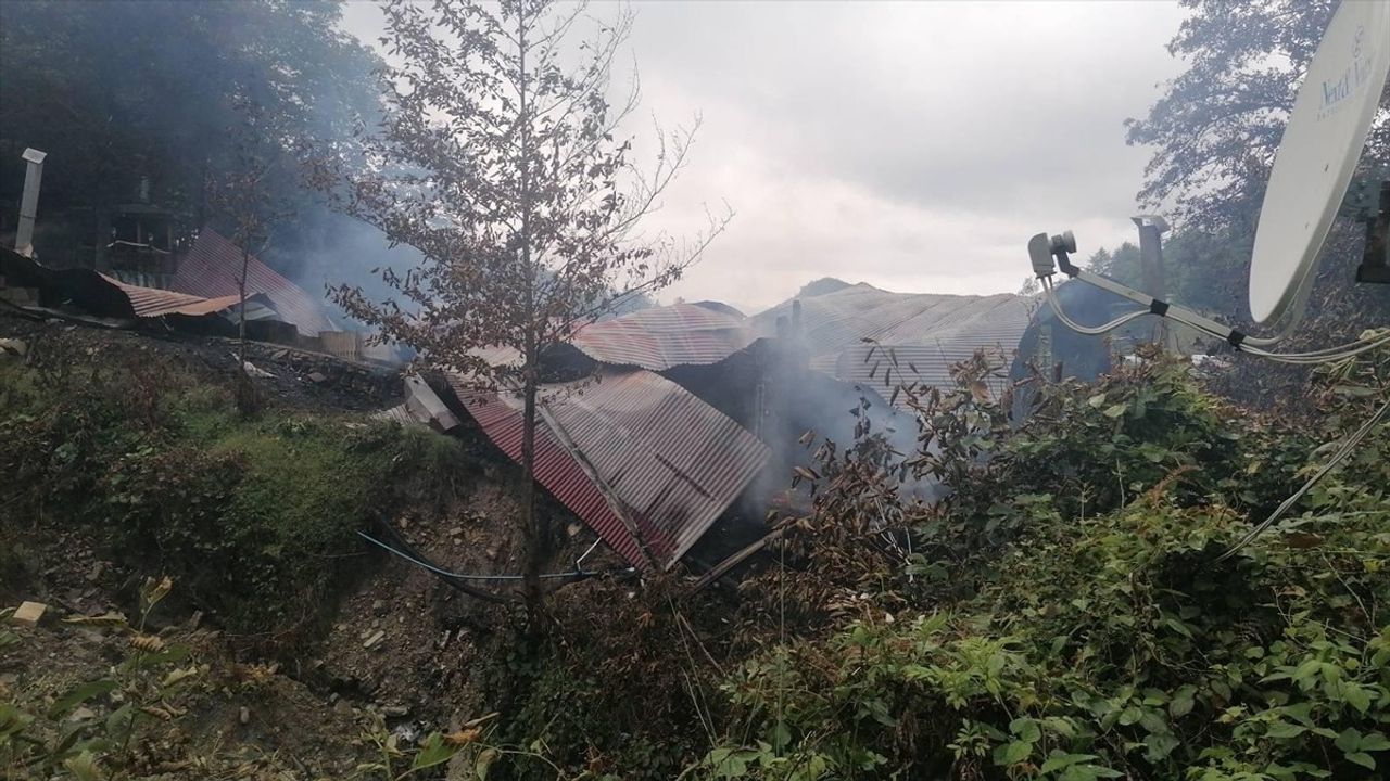 Artvin'de Restoran Yangını: Kullananamaz Hale Geldi