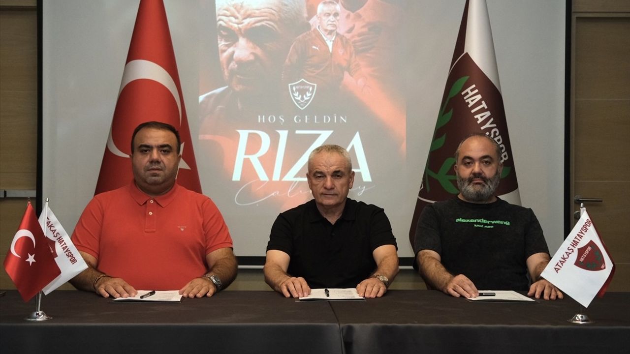 Atakaş Hatayspor'da Yeni Dönem: Rıza Çalımbay Teknik Direktör