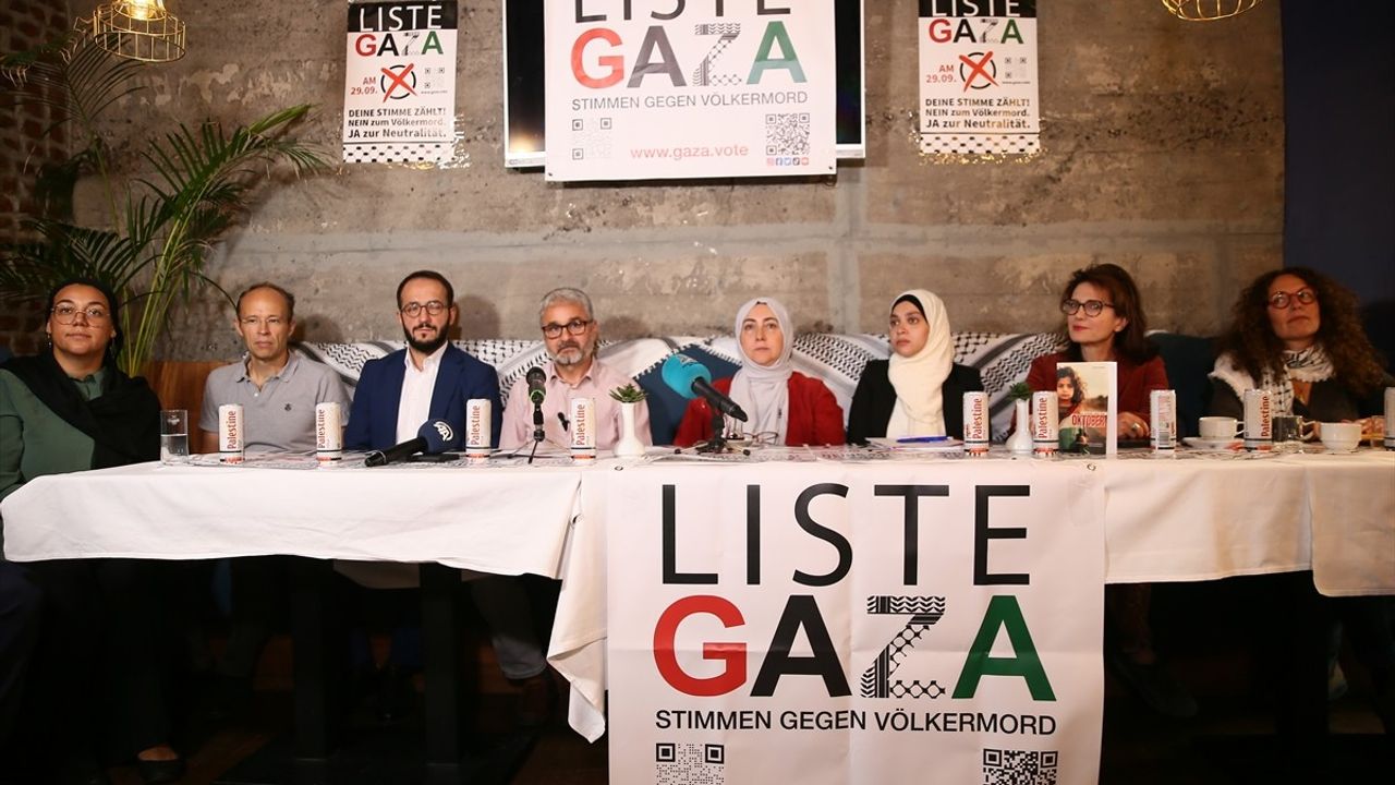 Avusturya'da Liste Gaza'nın Adayları Tanıtıldı