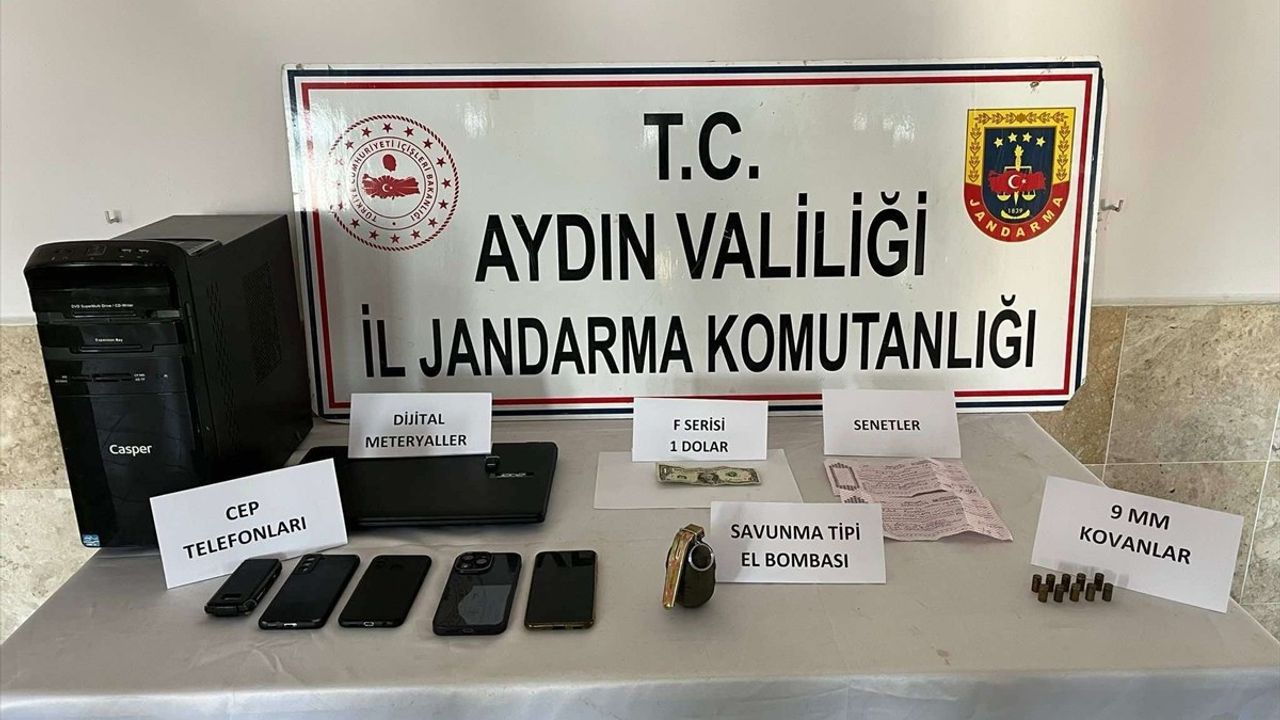 Aydın'da FETÖ Suspect Arrested with Hand Grenade and Dollar Bills