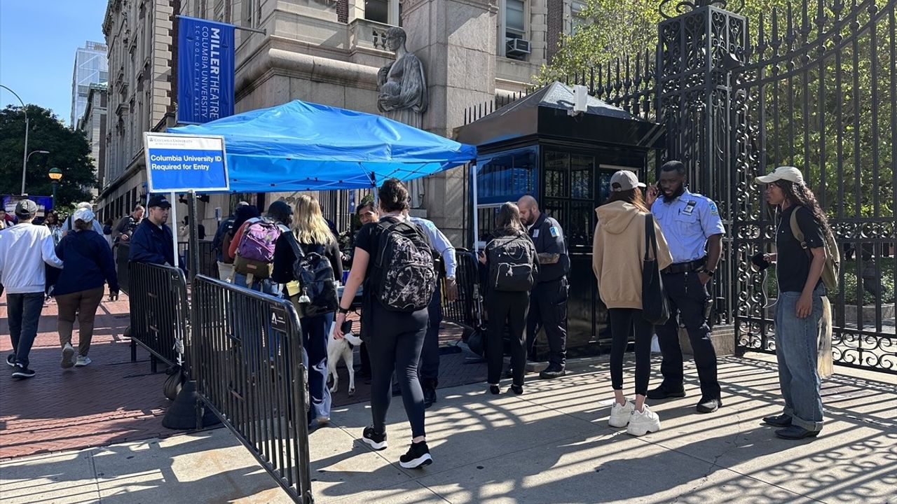 Columbia Üniversitesi'nde Öğrenci Protestoları ve Güvenlik Önlemleri