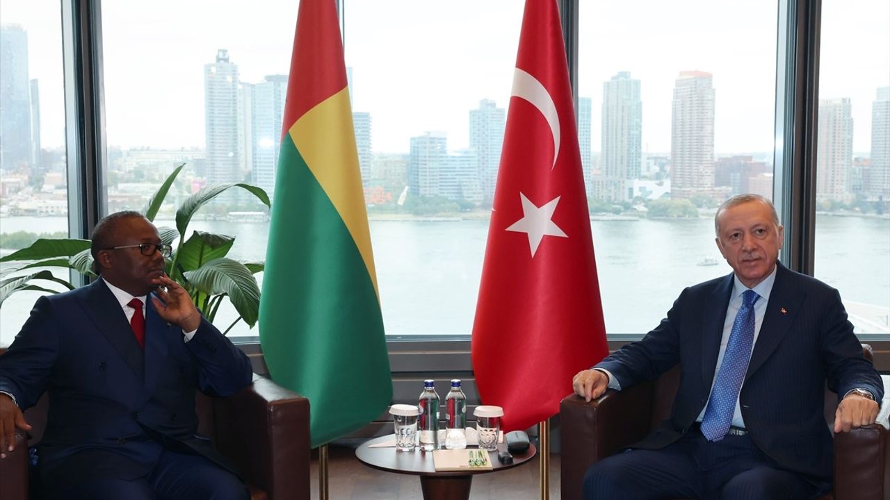 Cumhurbaşkanı Erdoğan, Gine Bissau lideriyle görüştü