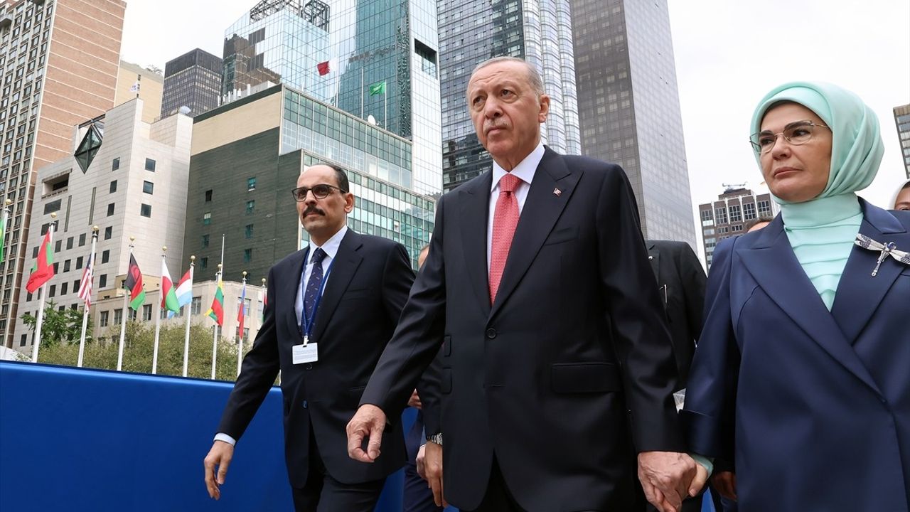 Cumhurbaşkanı Erdoğan, Türkevi'nden BM Genel Kurulu'na Geçti