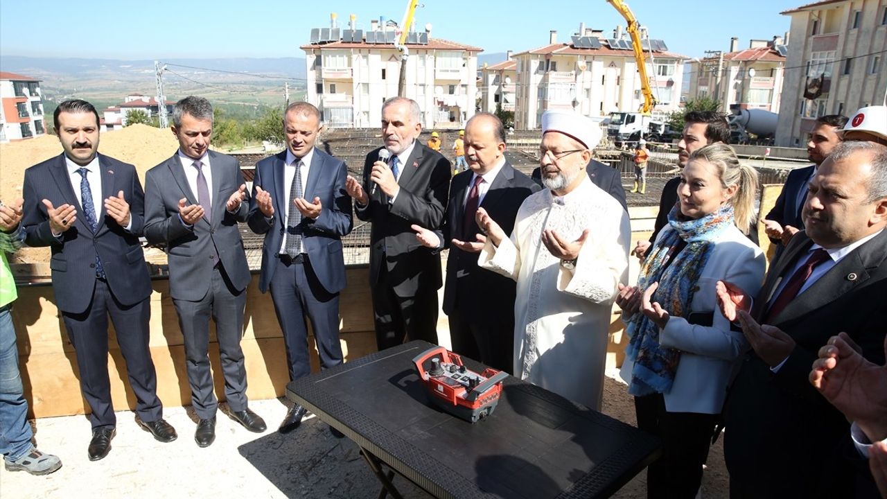 Diyanet İşleri Başkanı Erbaş'tan Kur'an Kursu Temeli Açılışı