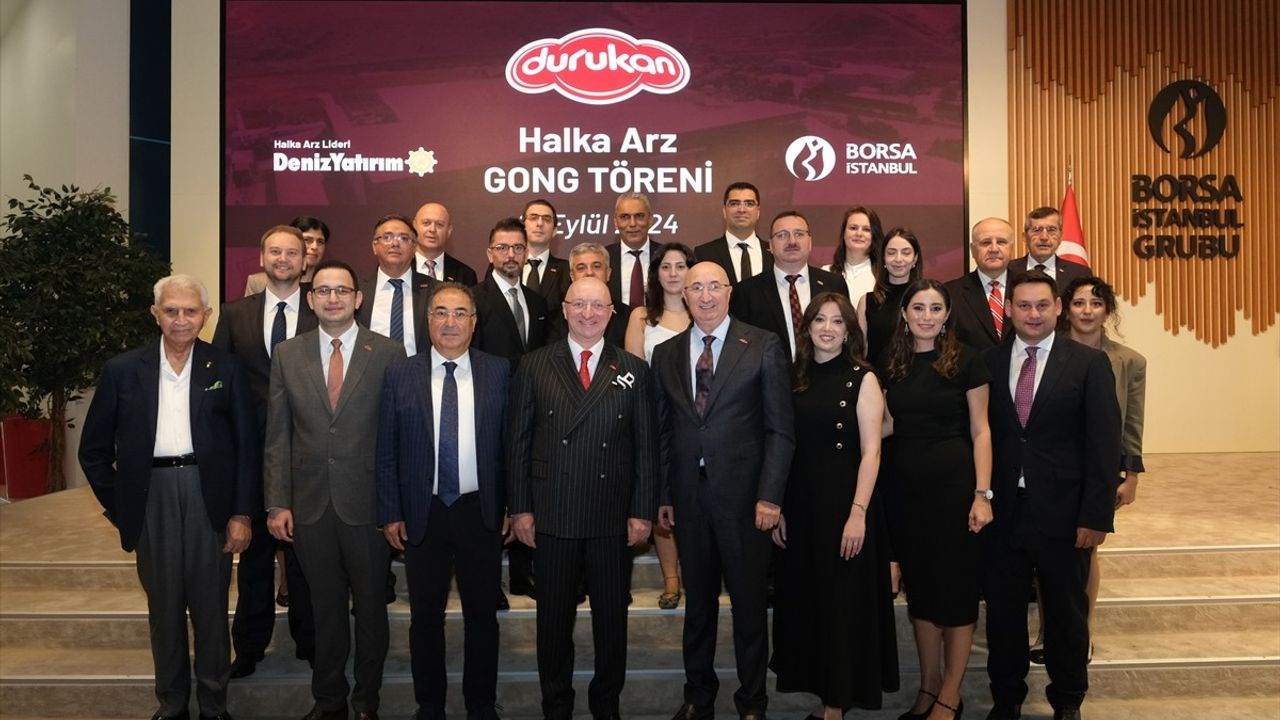 Durukan Şekerleme Borsa İstanbul'da İşlem Görmeye Başladı