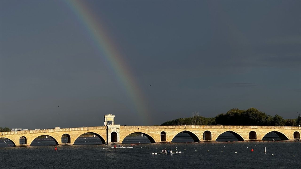 Edirne'de Balkan Kürek Şampiyonası Heyecanı