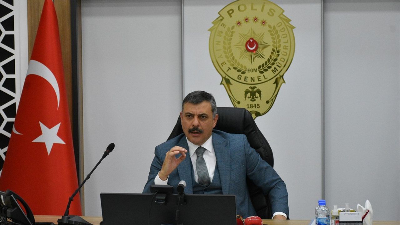 Erzurum'da Güvenlik ve Asayiş Raporu Alındı
