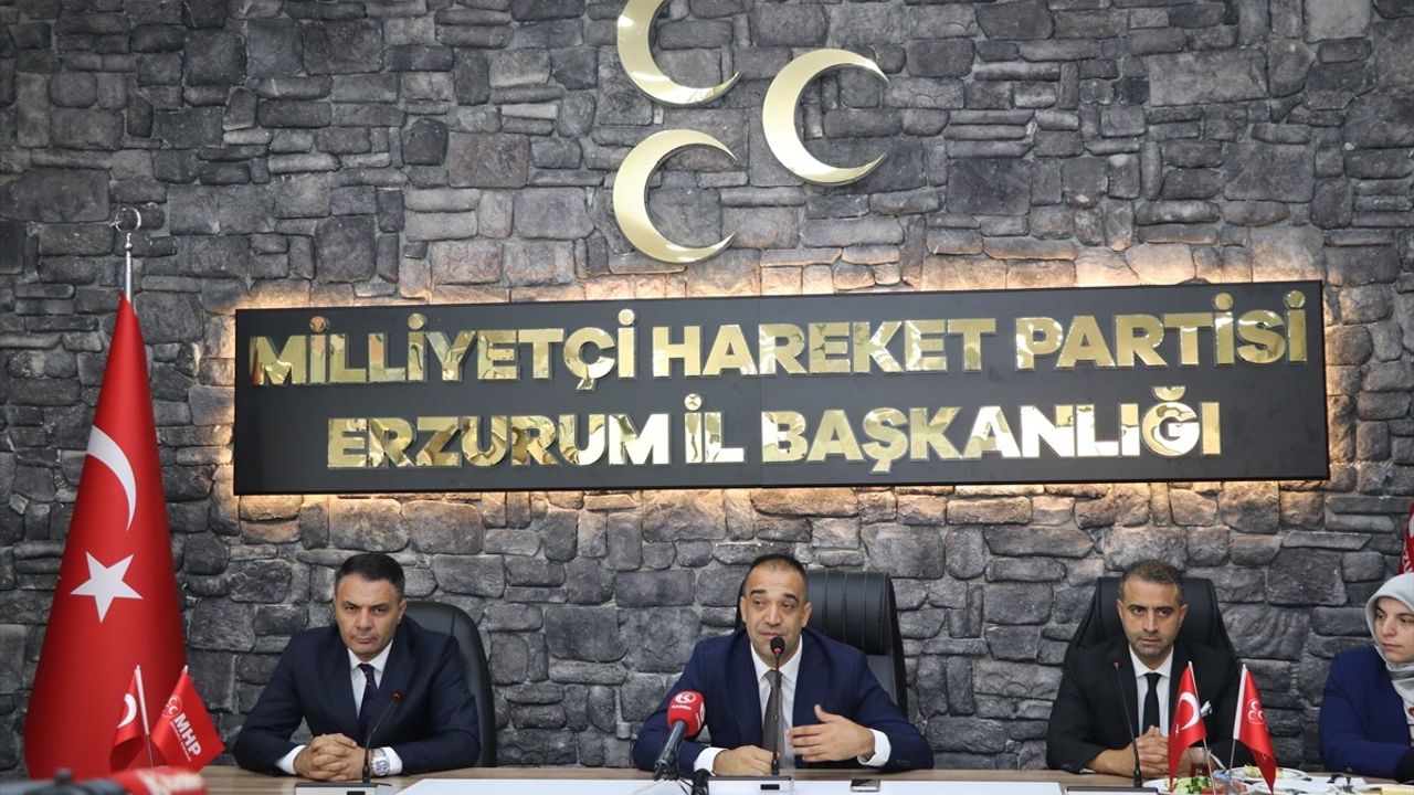 Erzurum'da Tarihi Konak MHP İl Başkanlığına Dönüşüyor