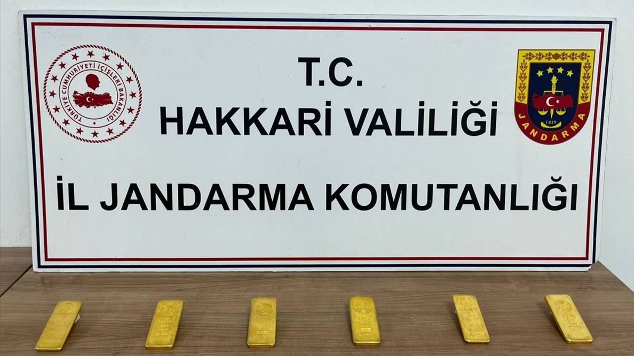 Hakkari'de Gümrük Kaçağı 6 Kilogram Külçe Altın Yakalandı