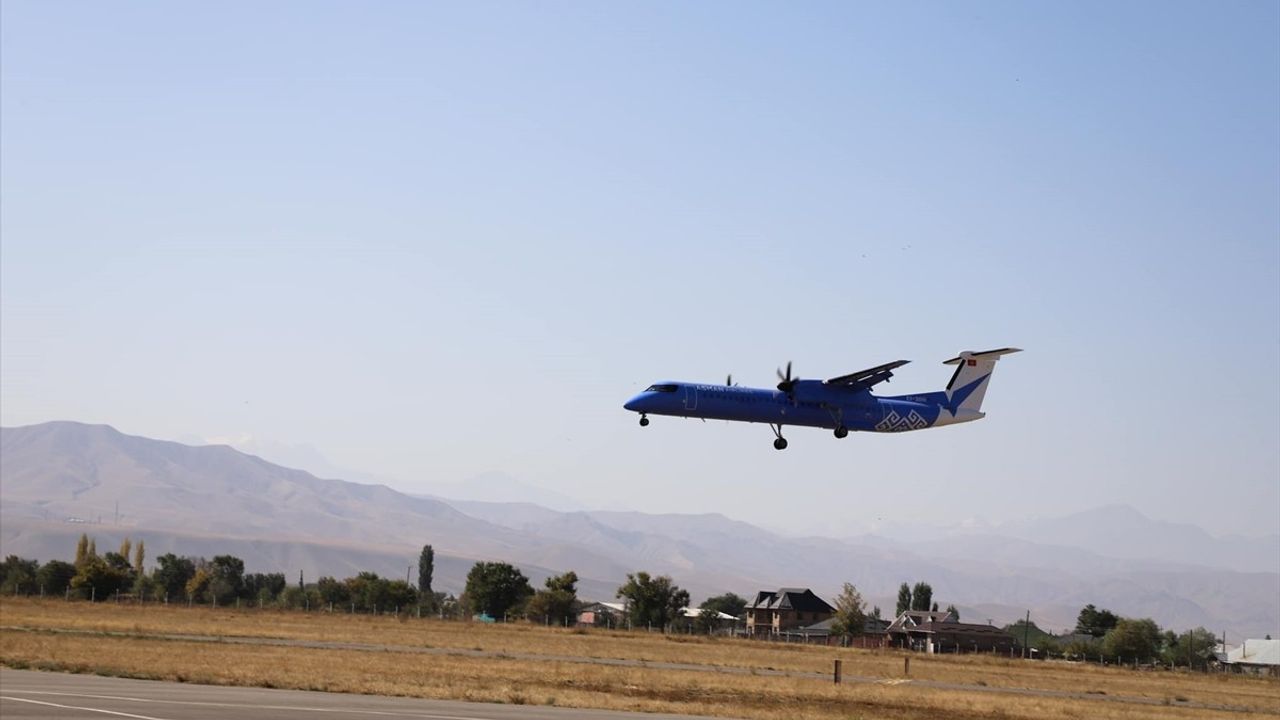 Kırgızistan'da Asman Airlines İç Hat Seferlerine Başladı