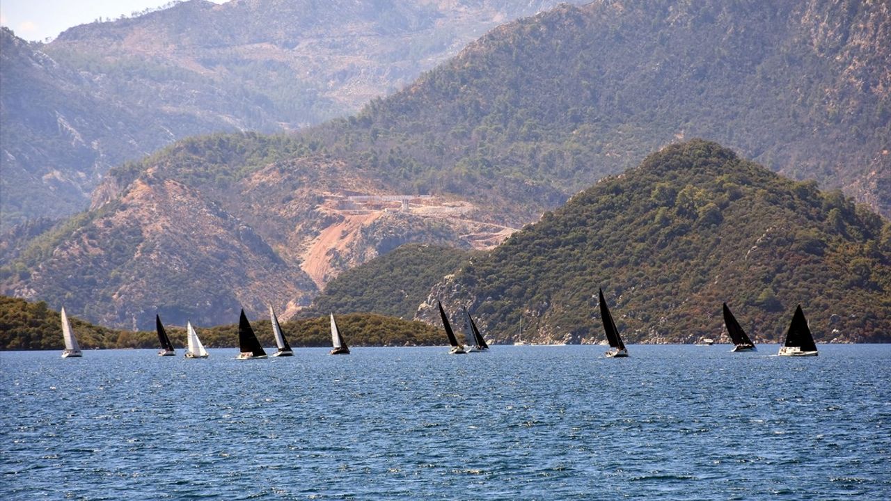 Marmaris'te 17. Uluslararası Channel Regatta Yelkenli Yat Yarışları Başladı