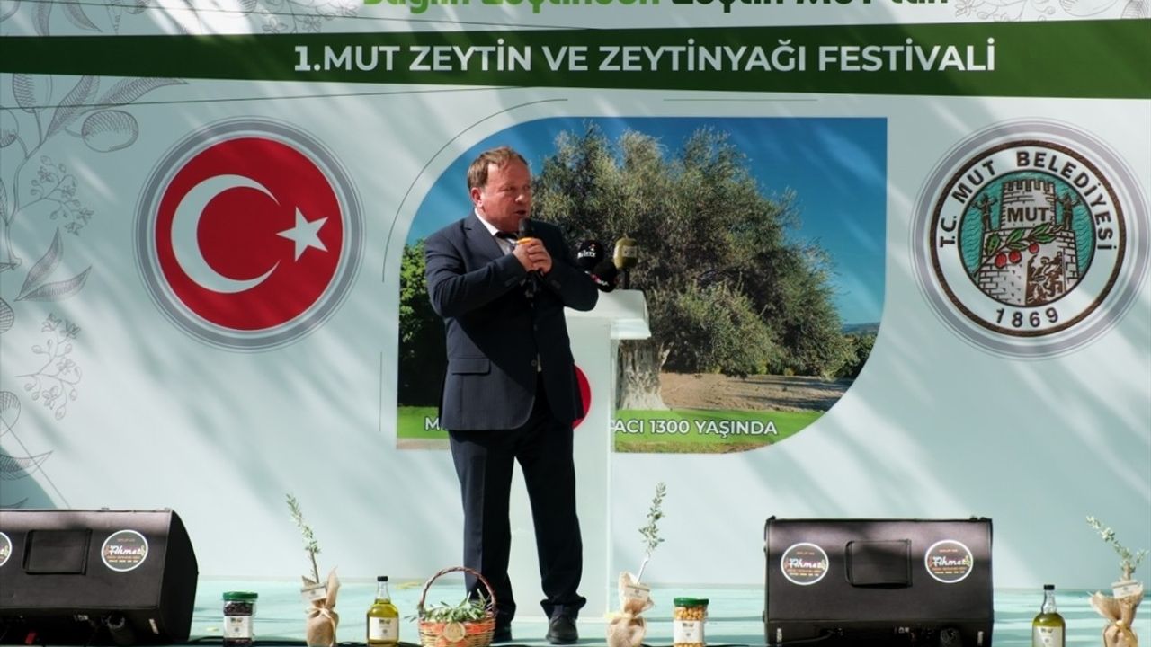 Mersin'de Tarihi Mut Zeytin ve Zeytinyağı Festivali Başladı