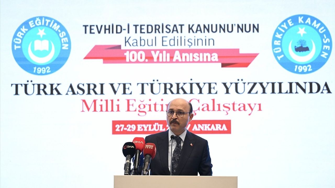 Milli Eğitimde Yeni Dönem: Türk Asrı ve Türkiye Yüzyılı Çalıştayı