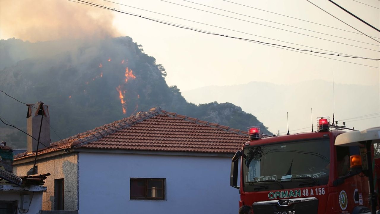 Muğla'daki Orman Yangınına Yoğun Müdahale