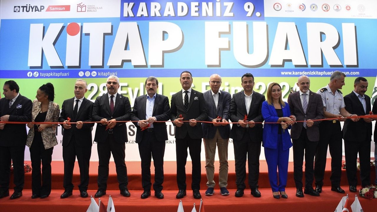 Samsun'da Karadeniz 9. Kitap Fuarı Başladı