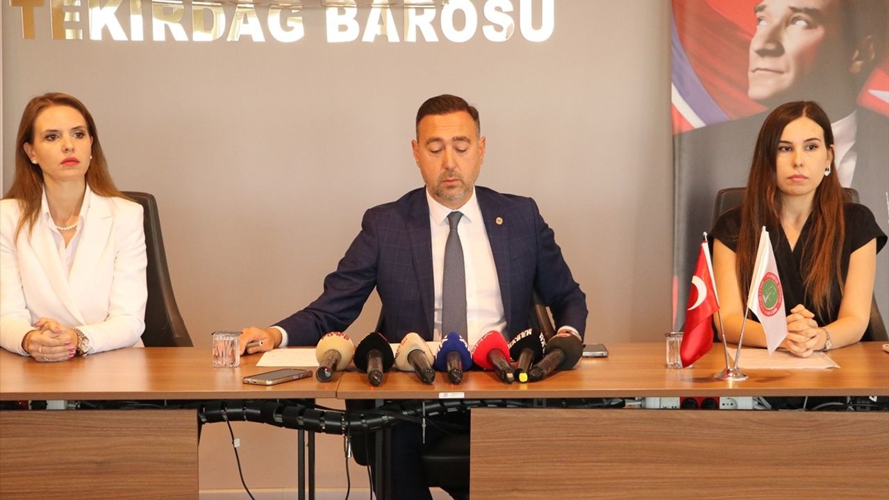 Tekirdağ Barosu Başkanı'ndan Cinsel İstismar Olayına Dair Açıklamalar