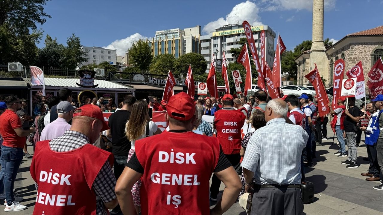 Trakya İşçi Buluşması: DİSK Genel Başkanı Arzu Çerkezoğlu İşçilerin Yanında