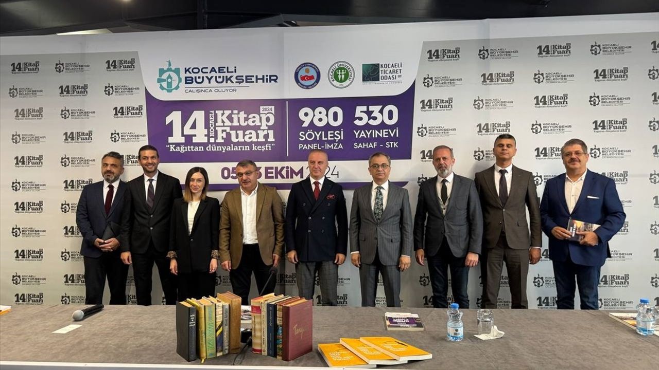 14. Kocaeli Kitap Fuarı, 'Savaşın ve Acının Edebiyatı' Temasıyla Başlıyor