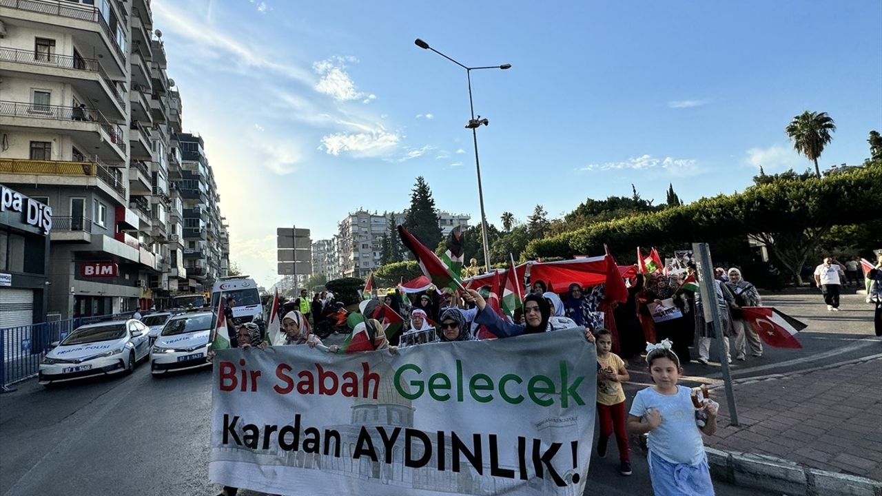 Antalya, Isparta ve Burdur’da Filistin’e Destek Yürüyüşleri