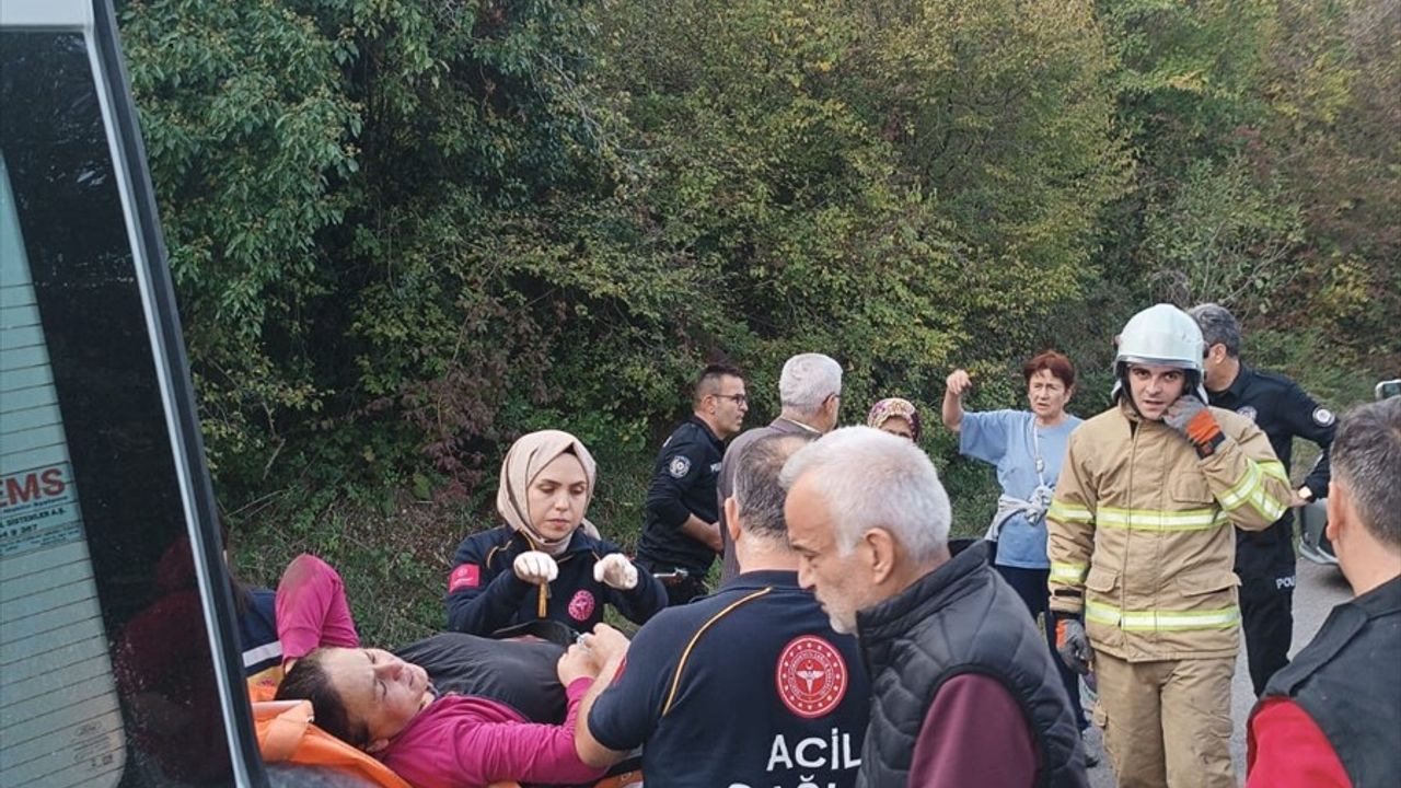 Bartın'da Mantar Toplarken Düşen Kadın Kurtarıldı