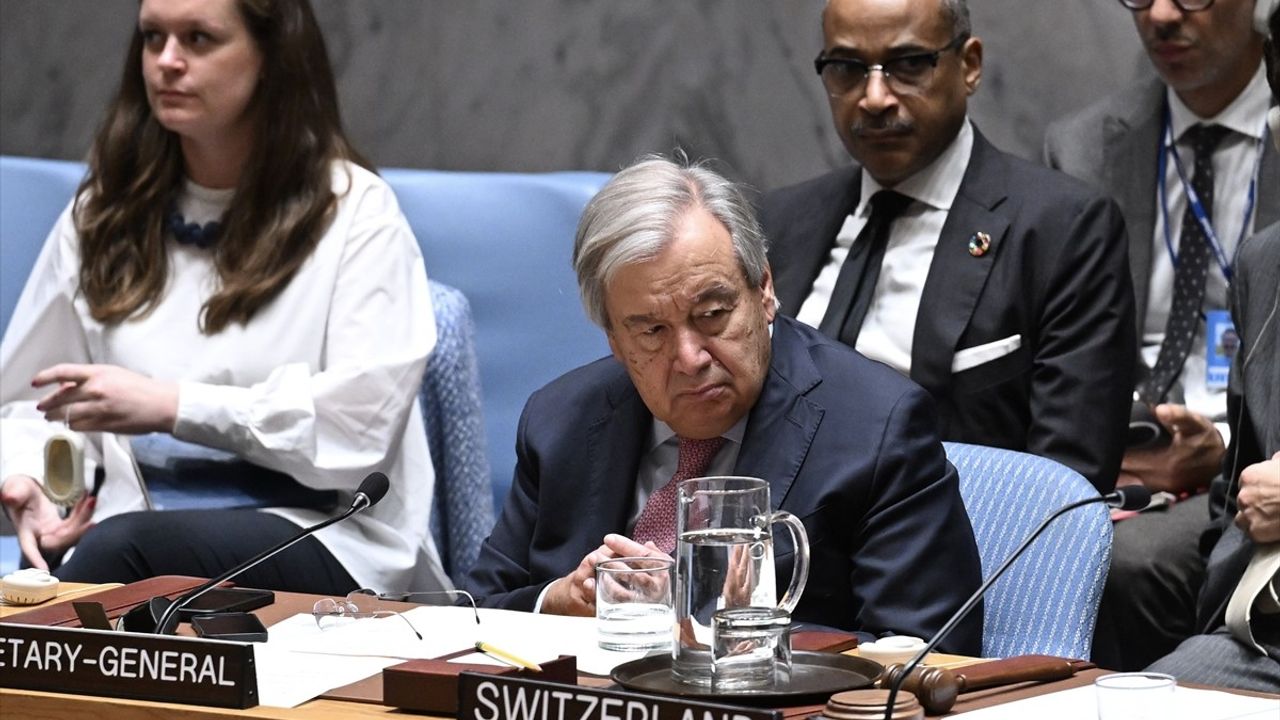 BM Genel Sekreteri Guterres: Orta Doğu'daki Çatışmalar Korkutucu Boyutlara Ulaşıyor