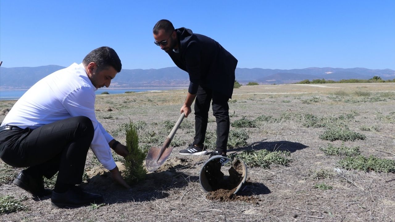 Burdur Gölü Çevresinde Ağaç Dikme Etkinliği