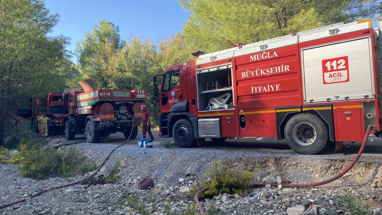 Dalaman'daki Orman Yangınına Müdahale Başladı