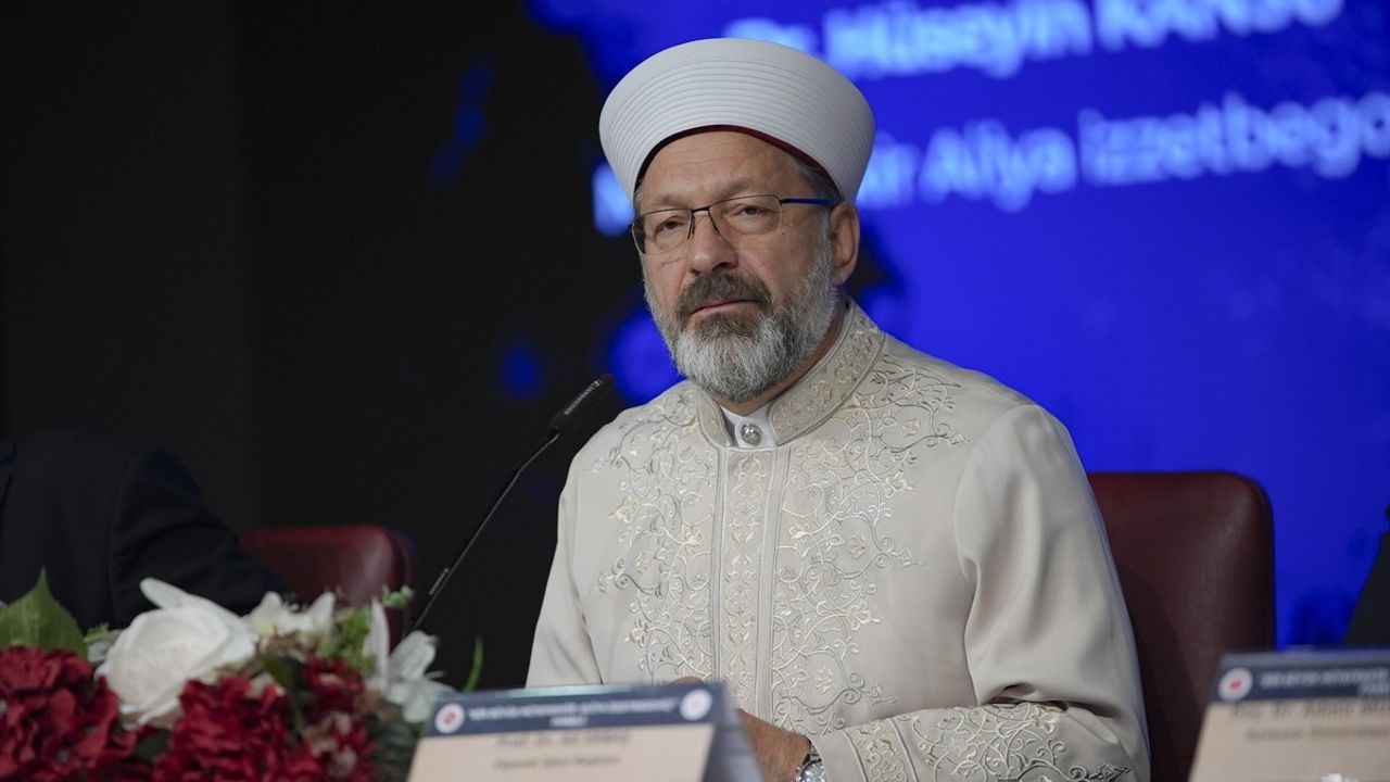 Diyanet İşleri Başkanı Ali Erbaş'tan Aliya İzzetbegoviç'e Vefa