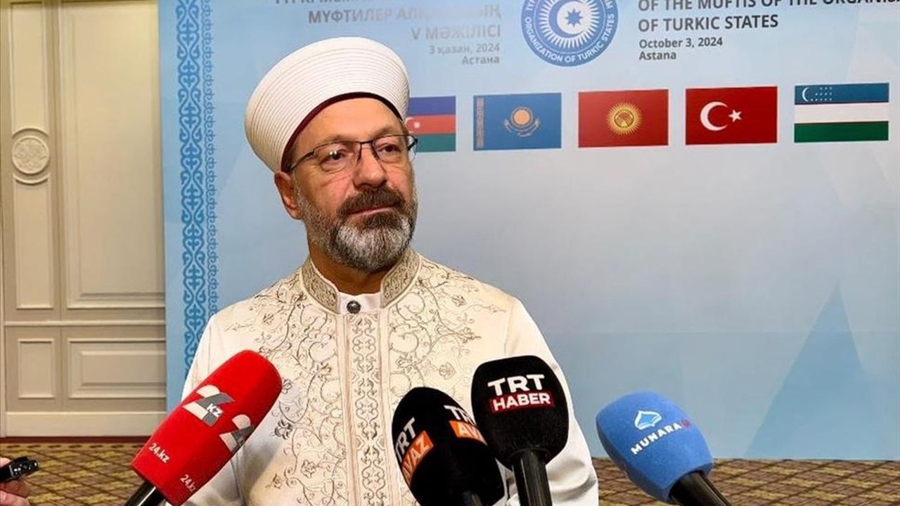 Diyanet İşleri Başkanı Erbaş'tan Filistin İçin Çağrı