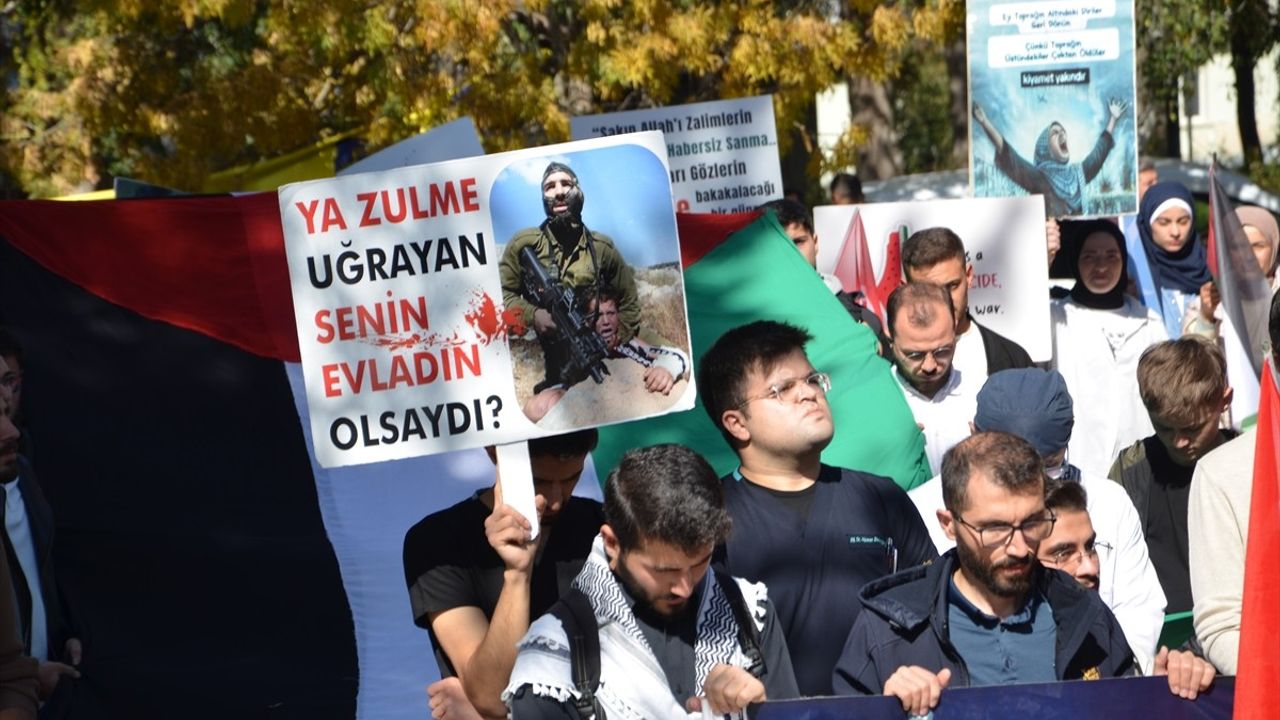 Doğu Anadolu'da Filistin Destekli Protestolar