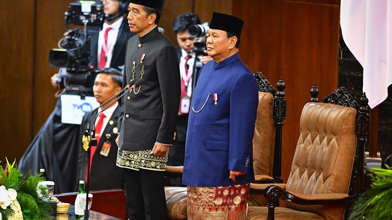 Endonezya'nın Yeni Devlet Başkanı Prabowo Subianto Göreve Başladı