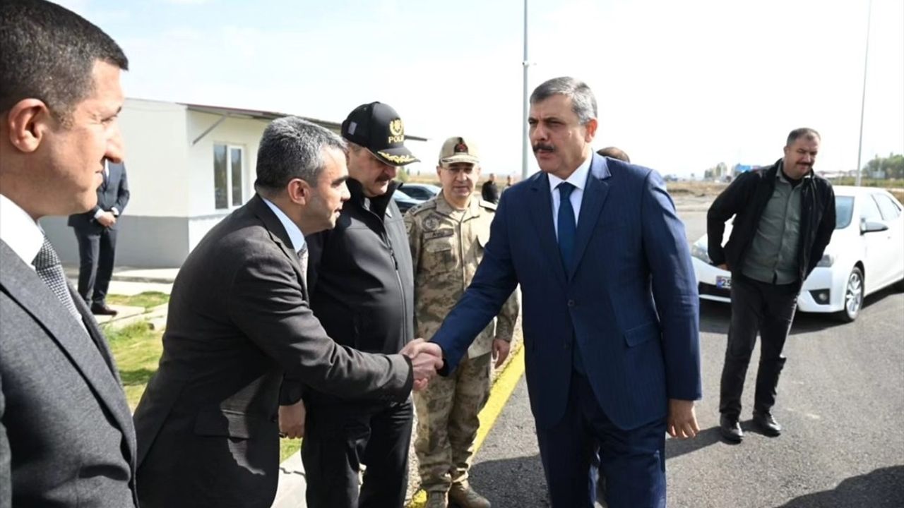 Erzurum'da Veteriner Yol Kontrol İstasyonu'nda Hayvan Denetimleri