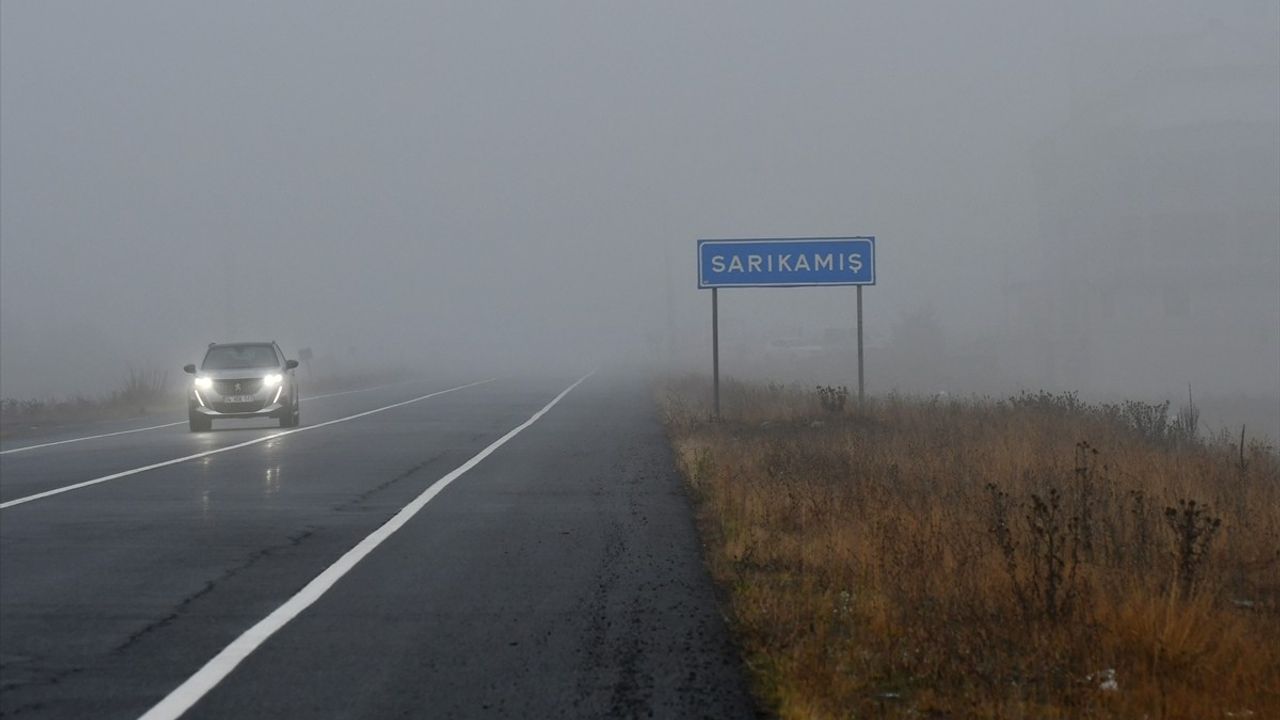 Kars'ta Soğuk Hava ve Buzlanma Etkili Oluyor