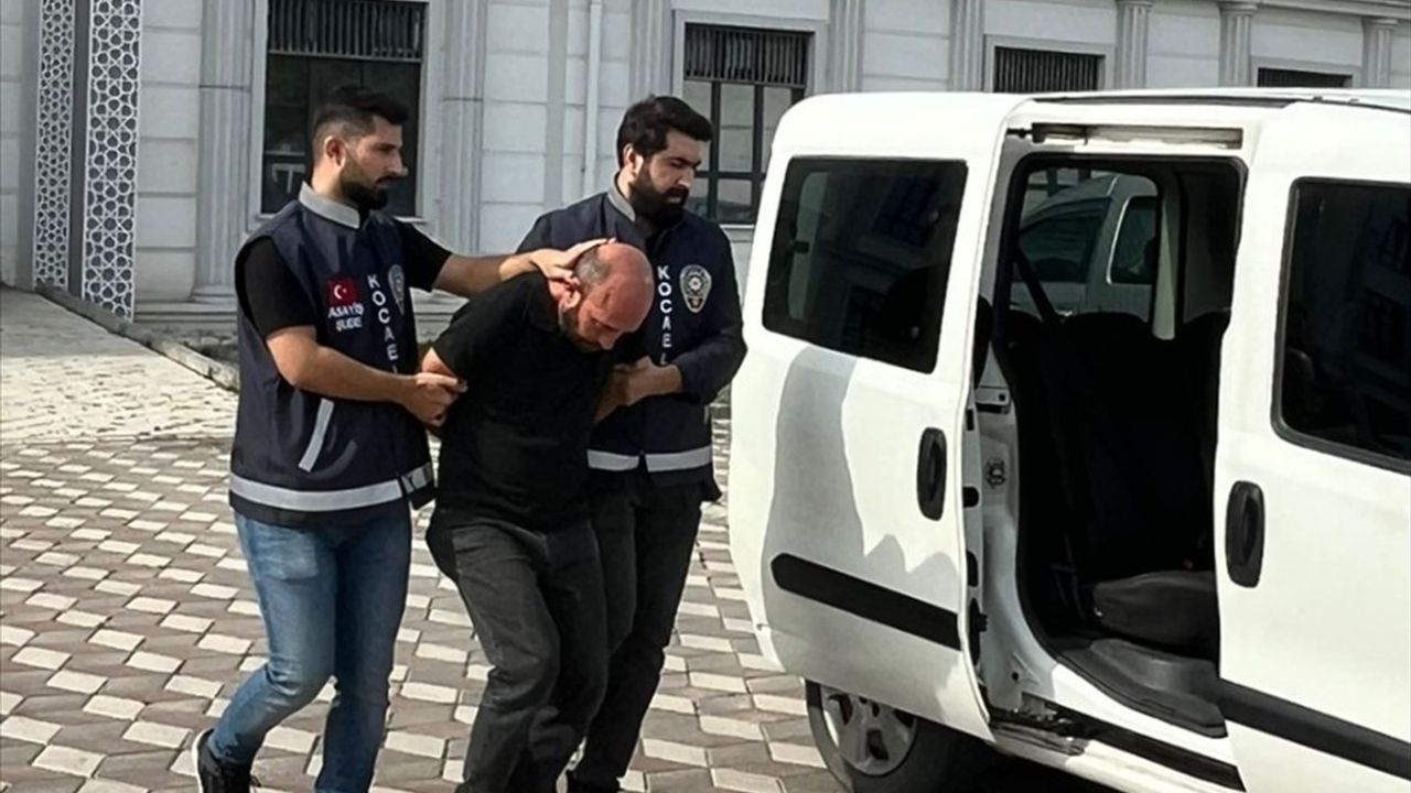 Kocaeli'de Eşine Silah Çeken Şüpheli Yakalandı