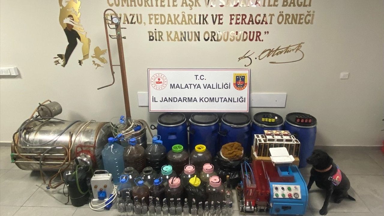 Malatya'da Kaçak İçki Operasyonunda 3 Kişi Yakalandı